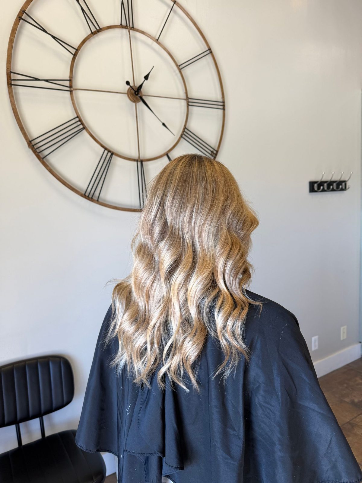 Dimensional golden blonde with bouncy waves — Logan, UT
